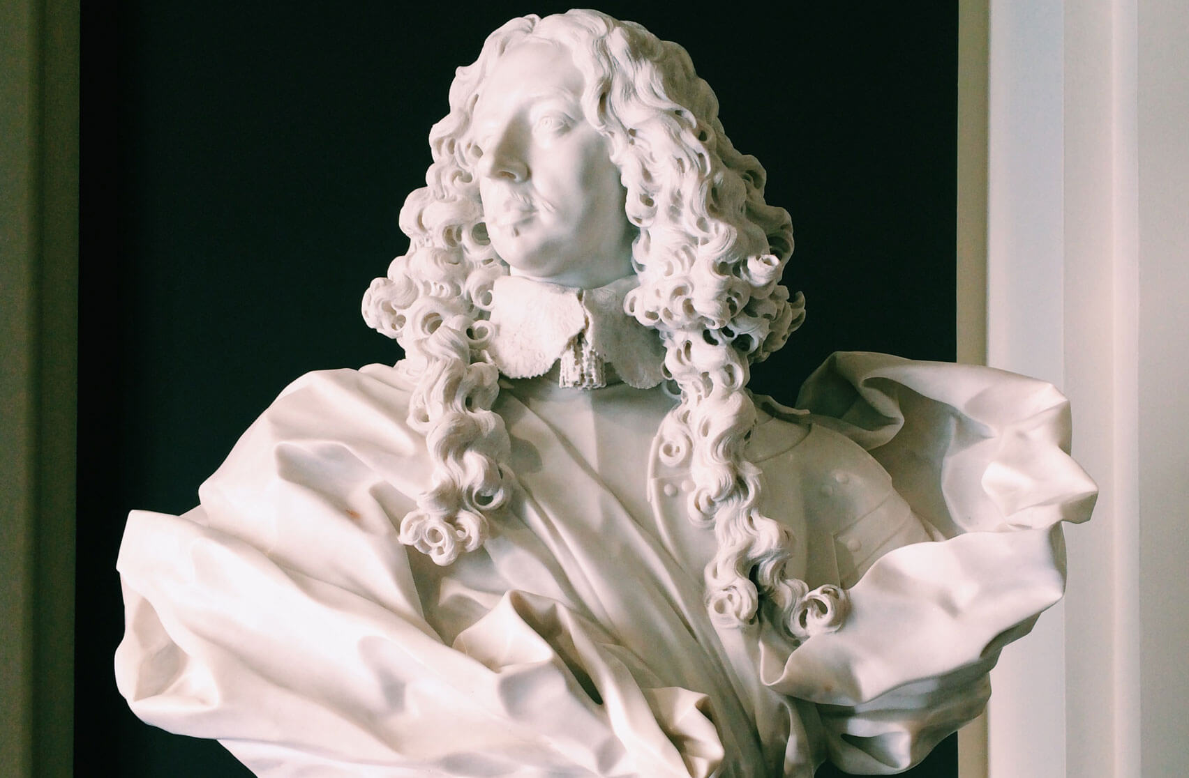 Estense Gallery in Modena - the beautiful marble bust of Francesco I d'Este by Bernini